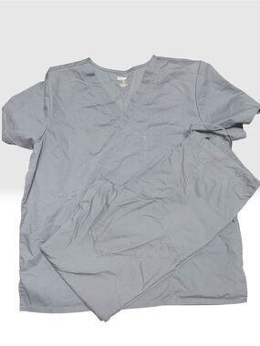 ScrubStar V-Neck Scrub Top and Pants Set